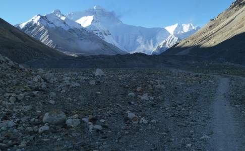 Uitzicht op de Mt. Everest